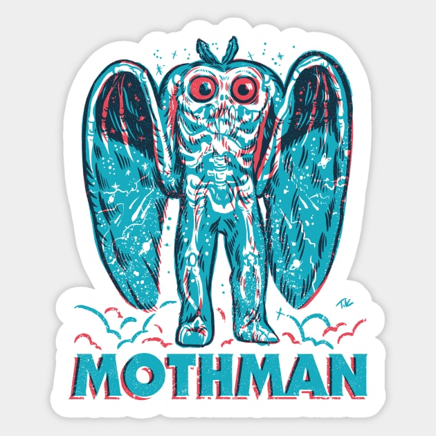 MothMan Sticker by Travis Knight